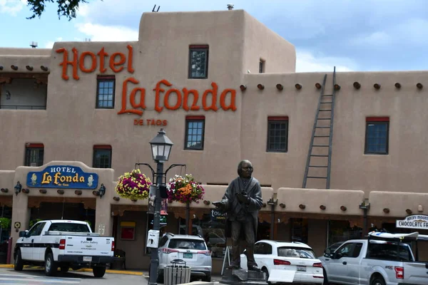 Taos Jul Hotel Fonda Taos Taos Plaza Taos New Mexico — Stockfoto