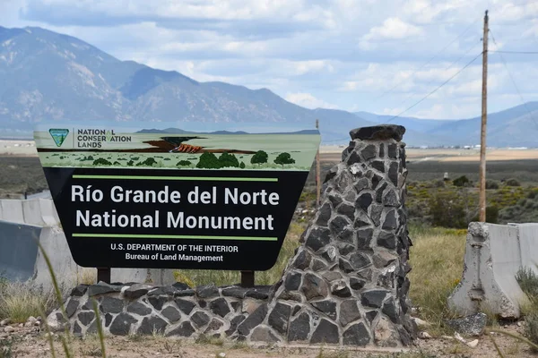 Taos Lipca Rio Grande Del Norte National Monument Taos Nowy — Zdjęcie stockowe
