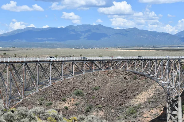 Rio Grande Gorge Bridge Taos New Mexico — Stock Photo, Image