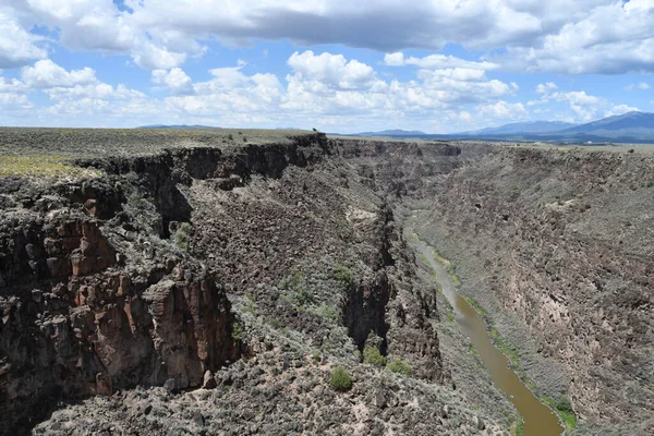 Blick Von Der Rio Grande Gorge Bridge Taos New Mexico — Stockfoto