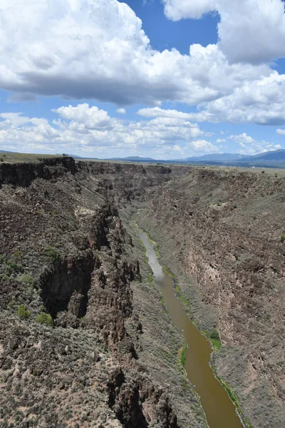 Pohled Mostu Rio Grande Taosu Nové Mexiko — Stock fotografie
