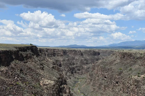 Blick Von Der Rio Grande Gorge Bridge Taos New Mexico — Stockfoto