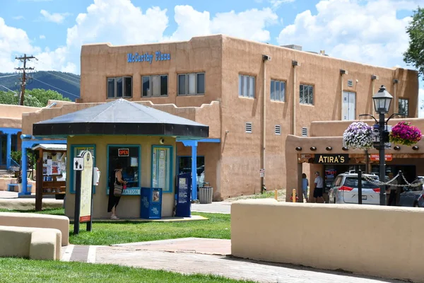 Taos Jul Taos Plaza Taos New Mexico Seen July 2021 — Stock Photo, Image