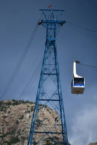 Albuquerque Jul Tranvía Sandia Peak Albuquerque Nuevo México Visto Julio — Foto de Stock