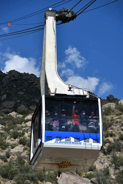 Albuquerque Jul Straßenbahn Sandia Peak Albuquerque New Mexico Gesehen Juli — Stockfoto