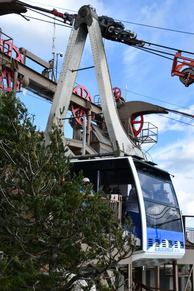 Albuquerque กรกฎาคม Sandia Peak Tramway Albuquerque New Mexico ตามท นเม — ภาพถ่ายสต็อก