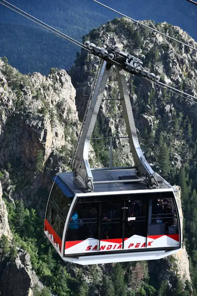 Albuquerque Jul Straßenbahn Sandia Peak Albuquerque New Mexico Gesehen Juli — Stockfoto
