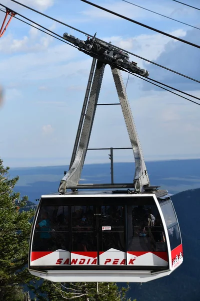 Albuquerque Luglio Sandia Peak Tramway Albuquerque Nuovo Messico Visto Luglio — Foto Stock