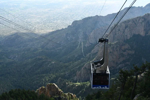 Albuquerque Jul Tramvaj Sandia Peak Albuquerque Nové Mexiko Jak Vidět — Stock fotografie