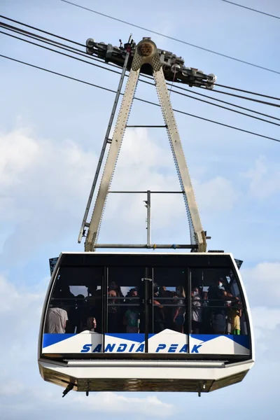 Albuquerque Lipca Sandia Peak Tramway Albuquerque Nowy Meksyk Jak Widać — Zdjęcie stockowe