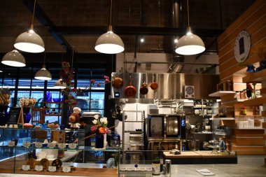 ALBUQUERQUE NM - 30 Temmuz 2021 'de Albuquerque, New Mexico' daki Sawmill Market.