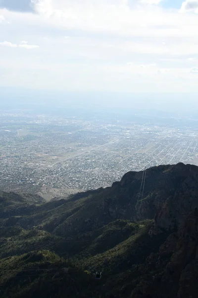 Blick Von Der Sandia Peak Tramway Albuquerque New Mexico — Stockfoto