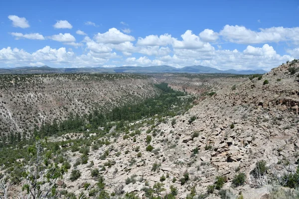 Каньон Фрихолес Лос Аламосе Нью Мексико — стоковое фото