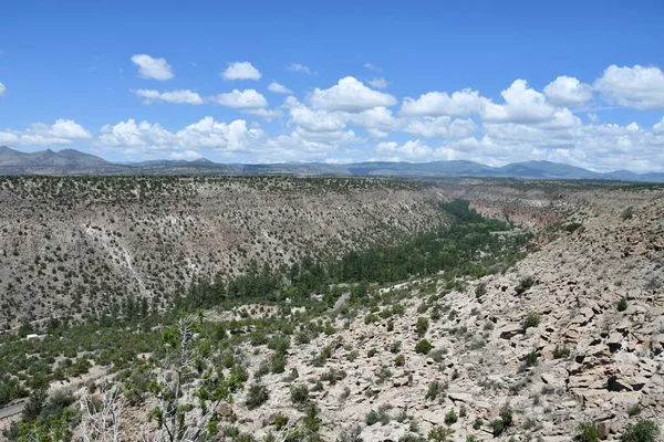Каньон Фрихолес Лос Аламосе Нью Мексико — стоковое фото