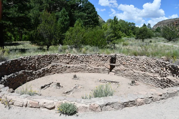 Los Alamos Jul Bandelier Nemzeti Emlékmű Los Alamosban Mexikóban 2021 — Stock Fotó