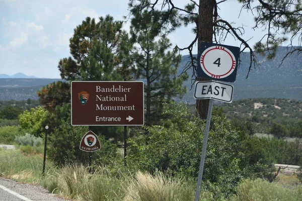 Los Alamos Jul Bandelier National Monument Los Alamos New Mexico — Stockfoto