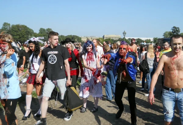 Zombie-Parade lizenzfreie Stockfotos