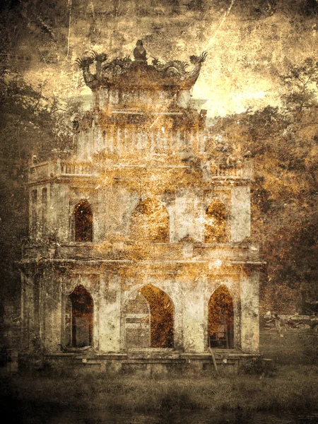 ベトナム、ハノイ亀の塔 — ストック写真