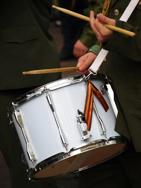 Military drum — Stock Photo, Image