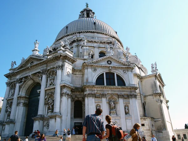 Santa maria della salute Kilisesi üzerinde 04 Mart 2013 yılında Venedik — Stok fotoğraf