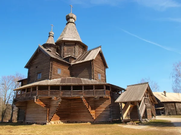 Vitoslavici の古代の木造教会 — ストック写真