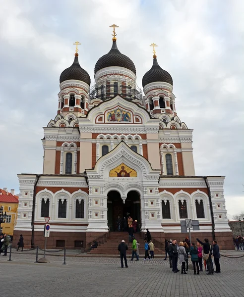 Katedrála Alexandra Něvského z města tallinn — ストック写真