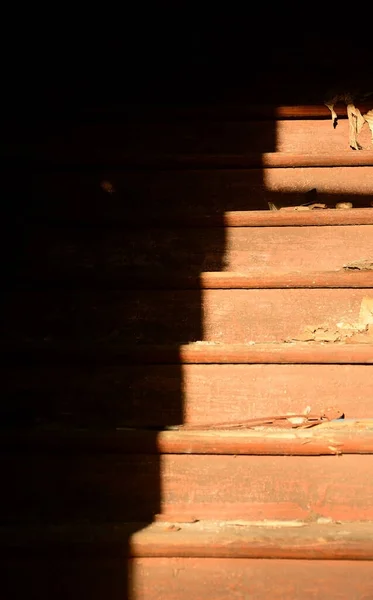 Геометрія Світла Тіні Сходах — стокове фото