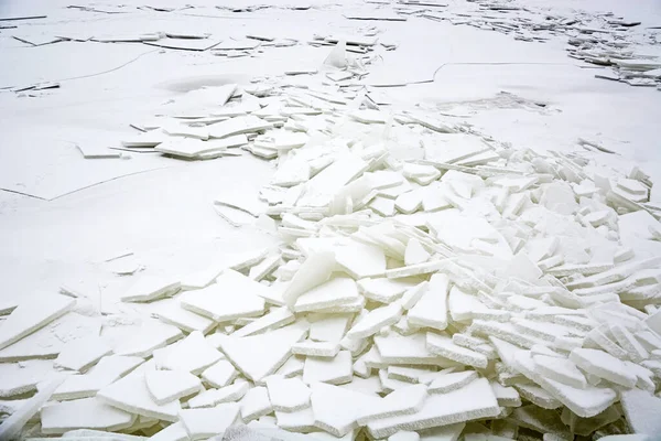 Fondo Trozos Hielo Rotos Textura Patrón Primer Plano — Foto de Stock