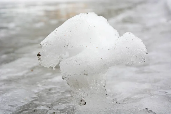 Background Broken Pieces Ice Texture Pattern Closeup — Stock Photo, Image