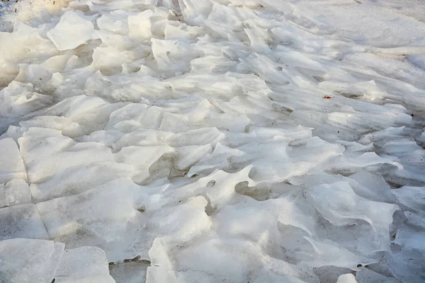 Hintergrund Sind Eisbrocken Textur Muster Nahaufnahme — Stockfoto