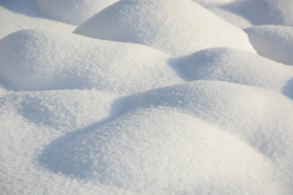 Ein Schöner Hintergrund Sogar Von Schneeverwehungen Textur Muster Wintersaison — Stockfoto