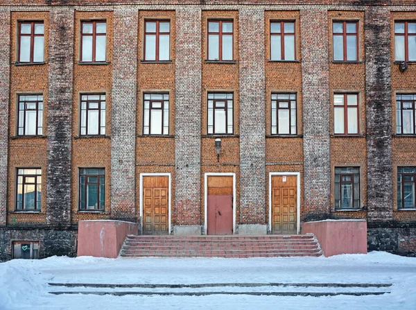 Vintage Gebäude Medvezhegorsk Republik Karelien Russland — Stockfoto