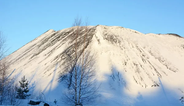 Shungabyn Det Enda Stället Norra Karelen Där Råunik Mineralsten Shungit — Stockfoto