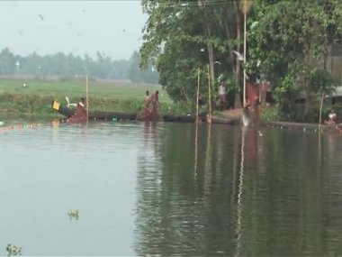 balıkçı alleppey Hindistan önemsizden üzerinde