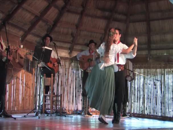 Аргентинские народные танцы — стоковое видео