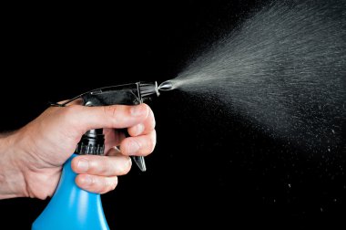 el ile Temizleme sprey şişe