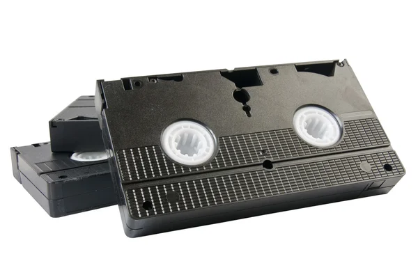 Videocassette aislado en blanco —  Fotos de Stock