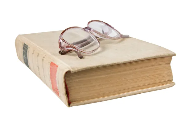 Glasses and book — Stock Photo, Image