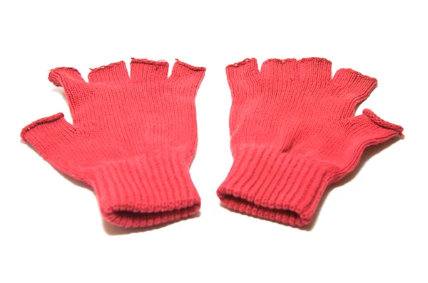 Červené rukavice — Stock fotografie
