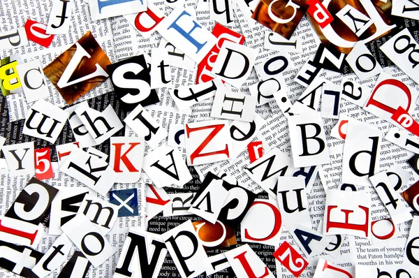 Lettere — Foto Stock