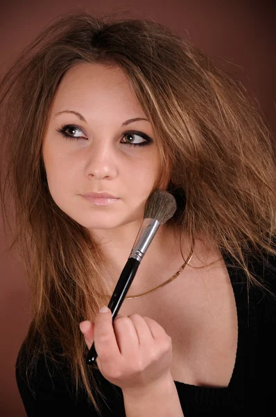 Makeup artist — Stock Photo, Image