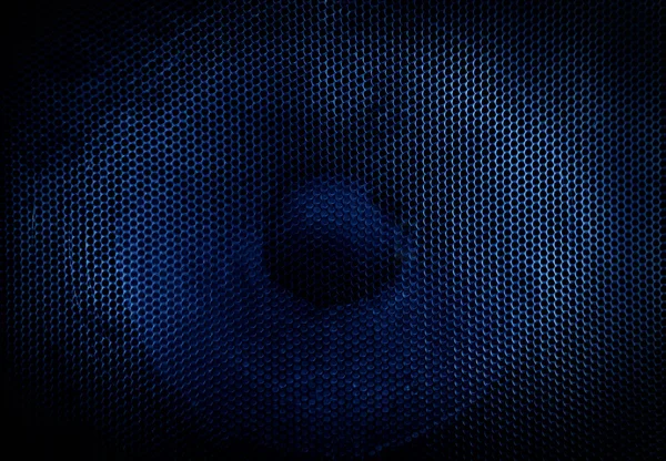 蓝色扬声器 — 图库照片