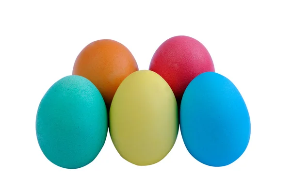 Pięć jajek wielkanocnych — Zdjęcie stockowe