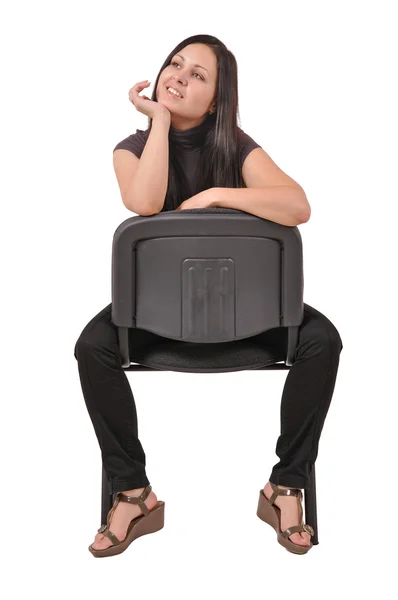 Woman sitting — Stock Photo, Image