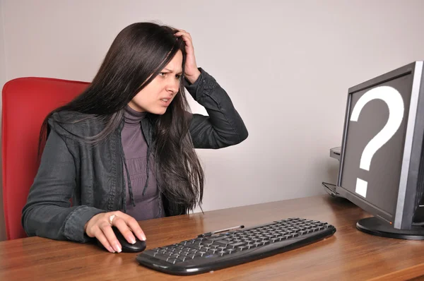 Distraught woman — Stock Photo, Image