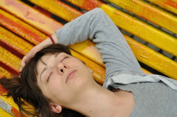 Girl sleeping — Stock Photo, Image