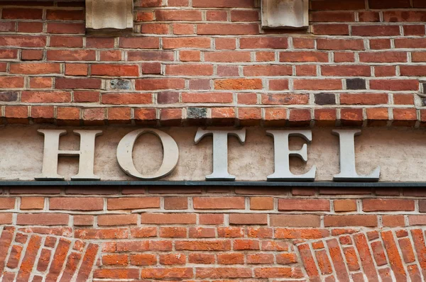 Hotel znamení — Stock fotografie