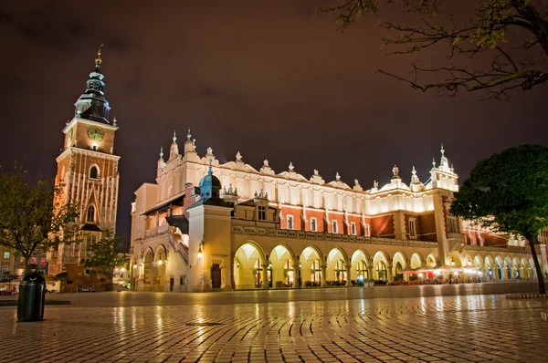 Plaza del Mercado por la noche . — Foto de Stock