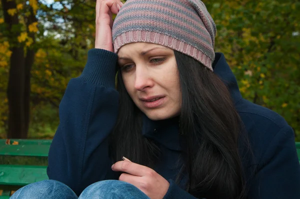 Meisje depressief — Stockfoto