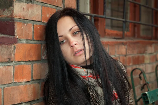 Girl in depression — Stock Photo, Image